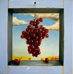 61 Grapes | Oil on canvas - 12 x 12 inch