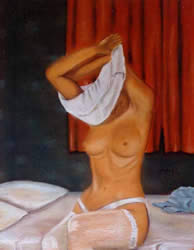Getting dressed | French pastel on Ingress Paper - 26 x 20 inch